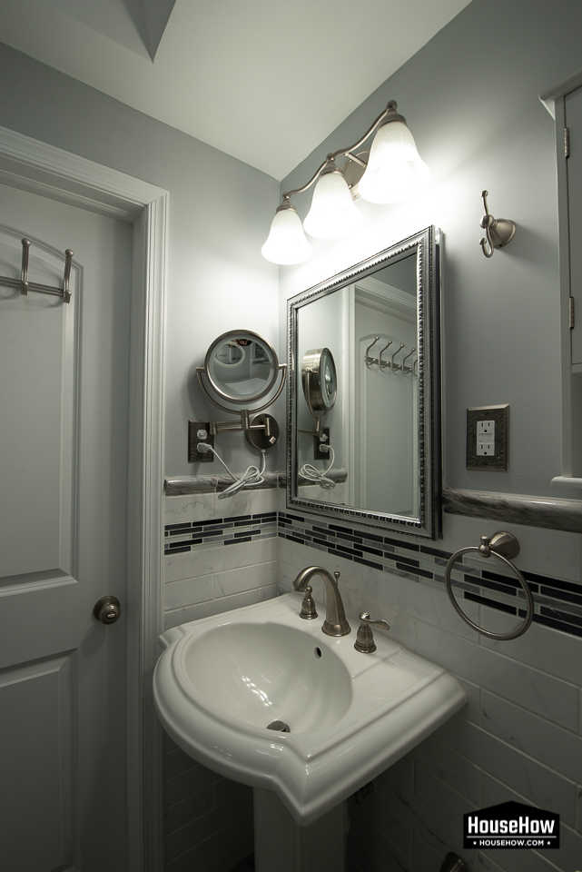 Bathrooms are usually small and damp, so paint takes longer than normal to dry in bathrooms © HouseHow.com