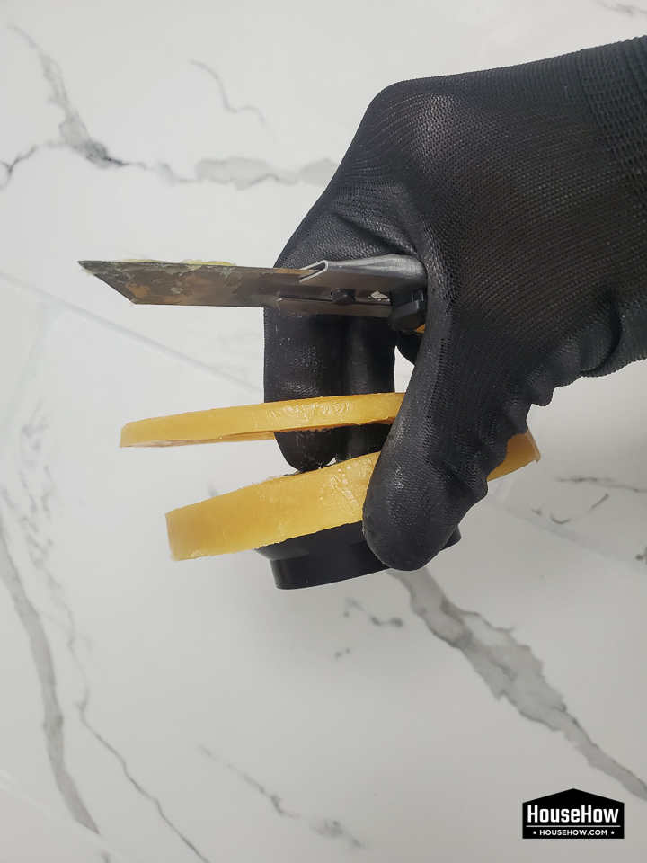 If two wax rings are too many, one can always be trimmed with a knife 