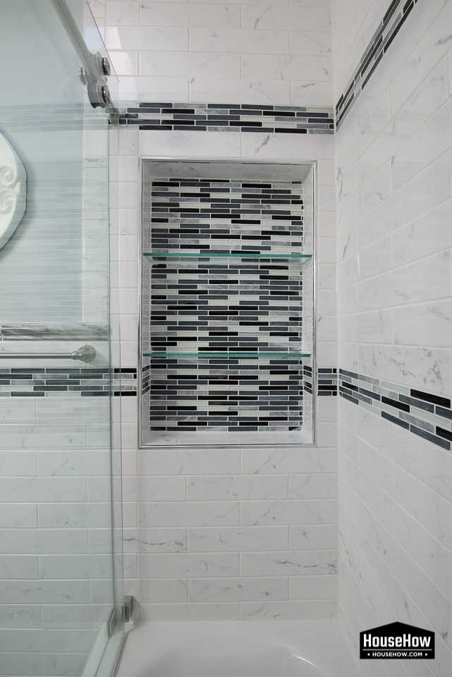 Time is money when remodeling a bathroom. The more details, the more time it takes to make them and the more we will pay for the remodeling. Simple.