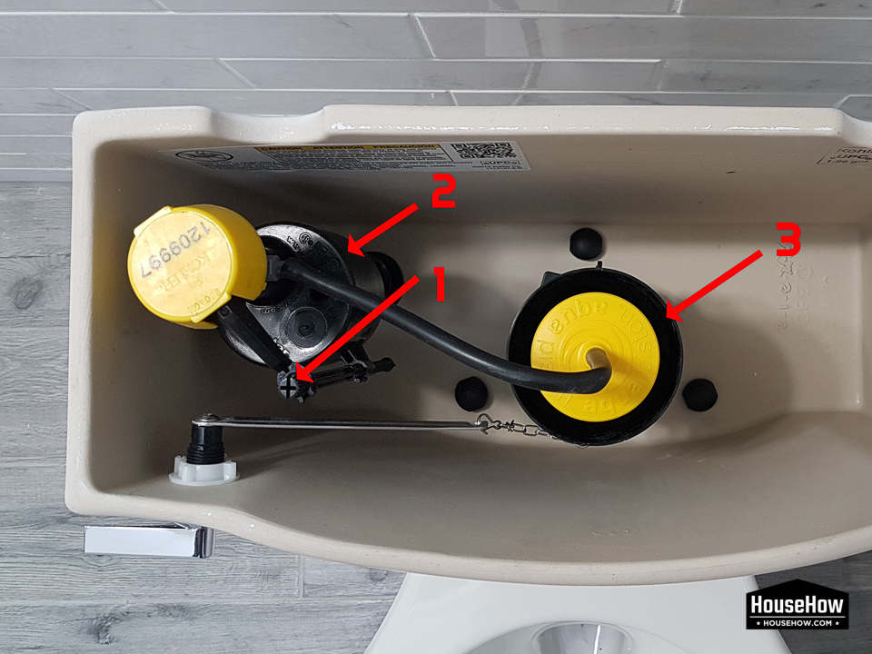 What to do if the toilet is hissing?  First, check out these 3 sensitive places
